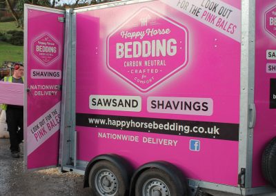 Happy Horse Bedding van livery